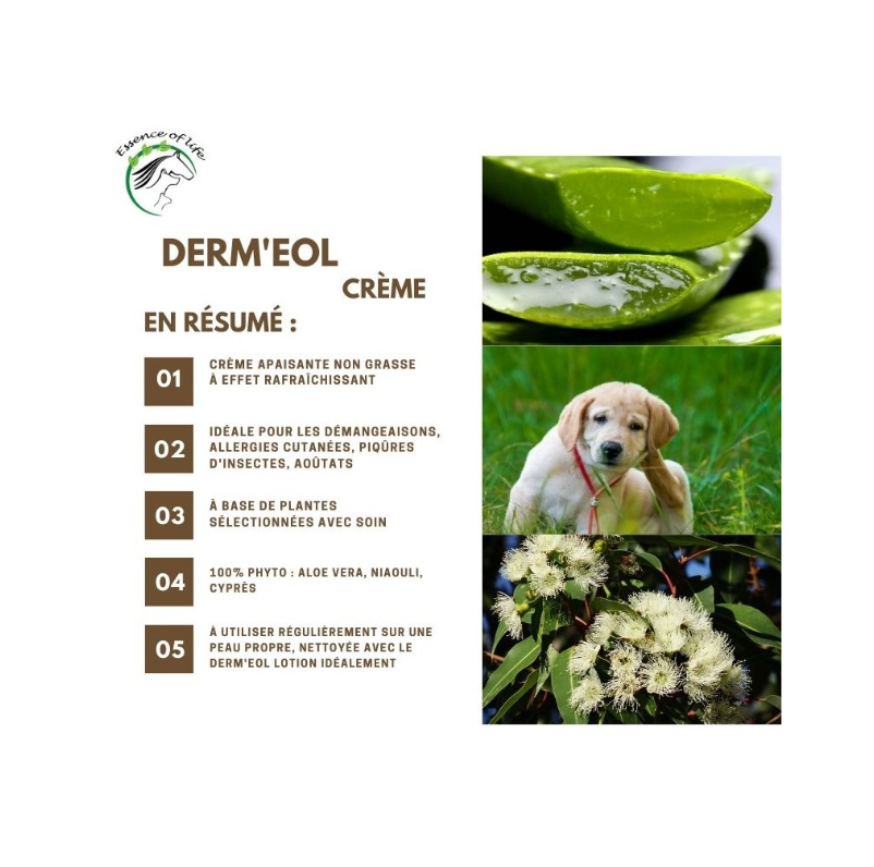Crème apaisante - Derm'eol - fabrication wallonne