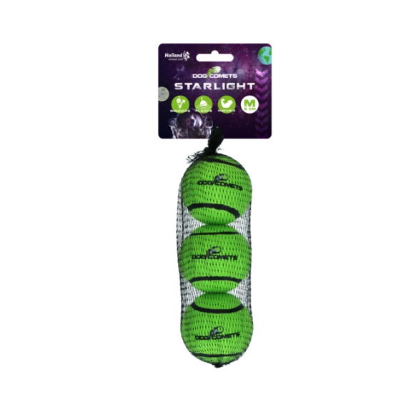 Des heures de plaisir avec ces balles Comet extra solides !