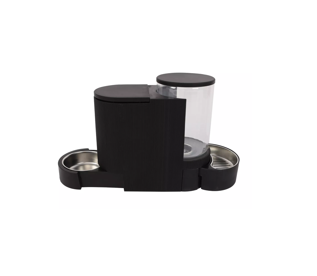 Le distributeur 2 en 1 d'eau et de nourriture