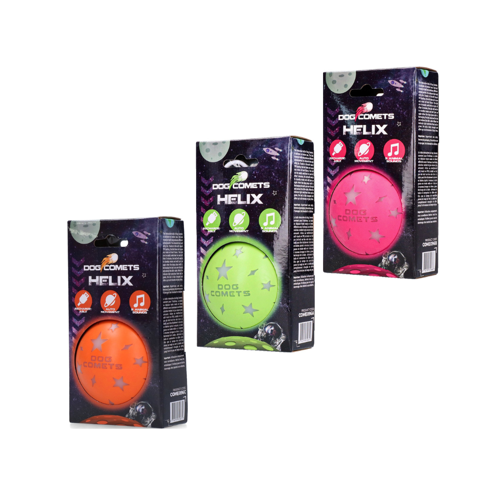 La balle Helix occupera votre chien en votre absence.