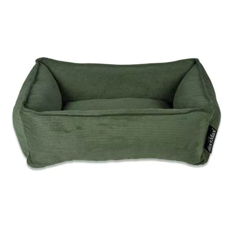 Un panier très confortable et élégant vert