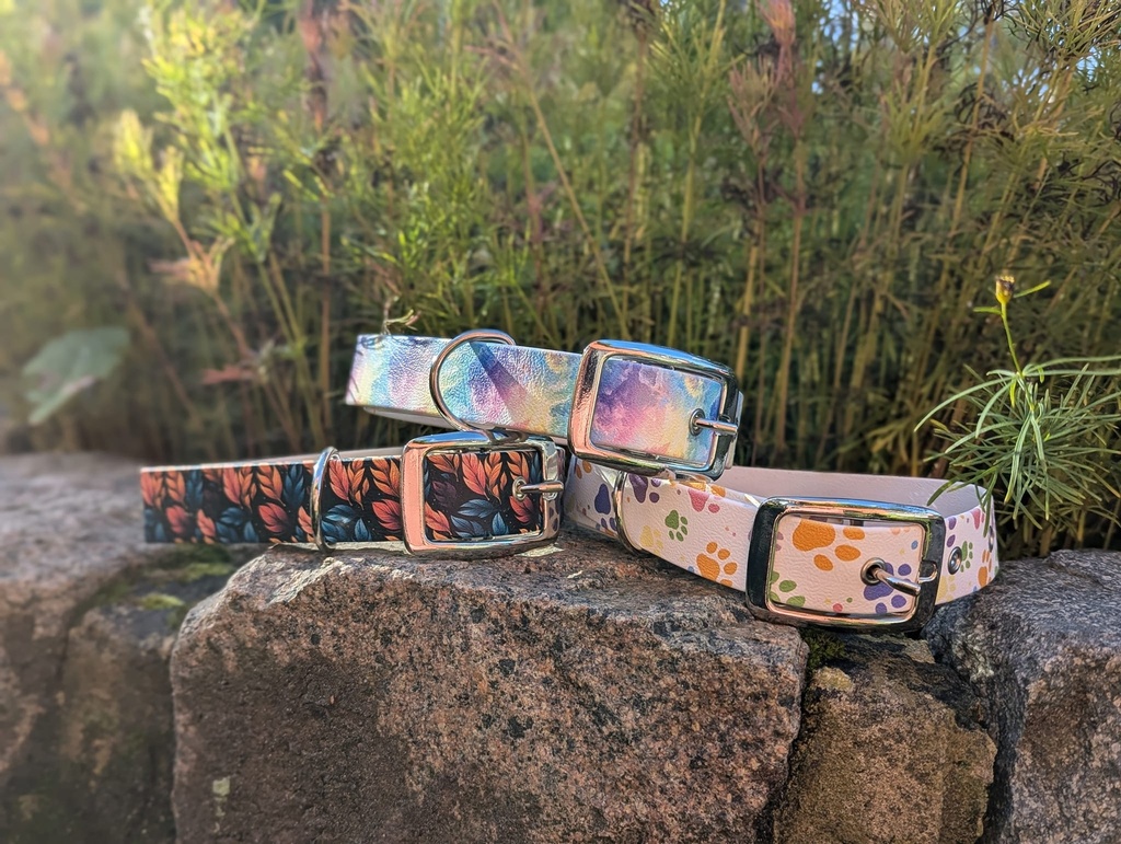 Collier en biothane motifs