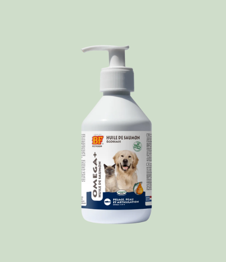 Huile de saumon, nombreux bienfaits, pelage, articulation, coeur....